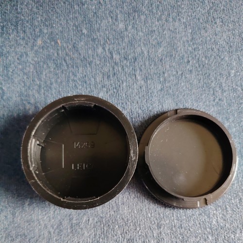 Body and rear lens caps - and,