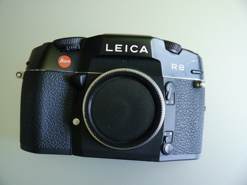 Leica black slr camera - r8,