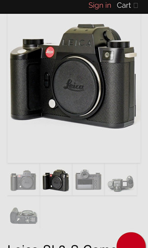 Leica sl3 black mirrorless - sl3-s,